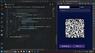 ASMR Programing QRCode Generator App with HTML, CSS and JavaScript