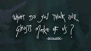 sketchface - what do you think our ghosts make of us? (acoustic)