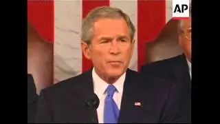 State of Union address, comment on Iraq, Hamas, Iran