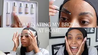 LAMINATING MY BROWS AT HOME WITH AN AMAZON DIY KIT...WISH ME LUCK