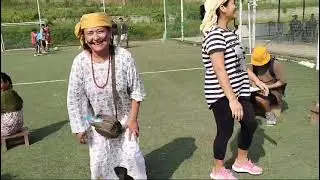 My grandma winning 1st @ Musical Chair Competition ..@Feast of Tabernacles Outdoor games 2024