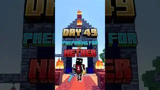 Nether Portal 😱 #minecraft #minecraftshorts #shorts #trending #fun #mcpe #hindi #fyp #gaming #trend