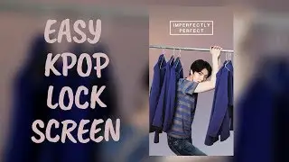 Simple kpop lockscreen tutorial - EXO Sehun | Photoshop Edit