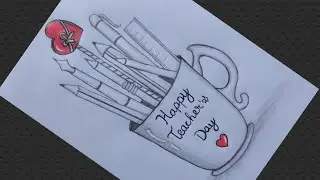 How to draw teachers day special drawing/ world teachers day drawing 2022.