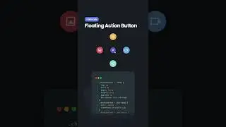 Floating action button with HTML & CSS. Source code link in the comments 🔥