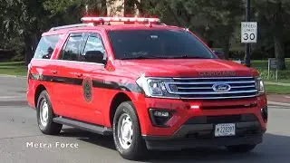 Norwood Park IL Fire Dept Engine 101 & Command 111 Responding