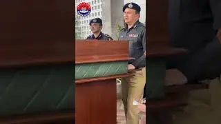 Press Conference AddI IGP Karachi Mr, Javed Odho Media Talk at DIG South Zone office