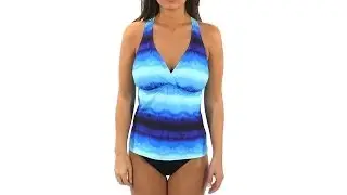 Jantzen Ombre D/DD Cup H-Back Tankini Top | SwimOutlet.com