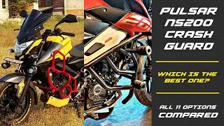 I Bought The Best Crash Guard For The Pulsar NS200 (I Hope) | Touring Modification | Bike Accessory