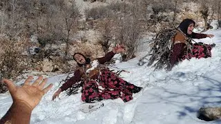 Rescue Angel Operator Soheila in the Winter Storm: Nomadic Life in the Winter Blizzard