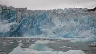 Huge Calving at South Sawyer Glacier in Tracy Arm.