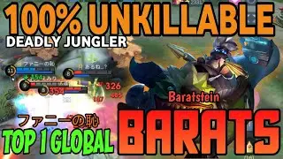 100% Unkillable Barats Deadly Jungler - Top 1 Global Barats by ファニーの恥~ mobile legends