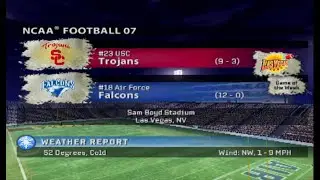 2021 Las Vegas Bowl: #23 USC @ #18 Air Force (NCAA Football 07) [No Mods]