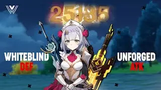 Genshin Impact | Noelle Guide - Whiteblind vs Unforged, ATK or DEF? Damage tests