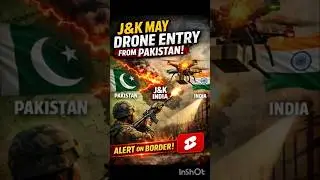 Pakistani Drone Enters J&K🔥❌#indiapakistan #facts #india #jammukashmir