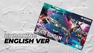 Распаковка HG Mobile Suit Gundam GQuuuuuuX - RX-78-2 White Gundam (английская версия)