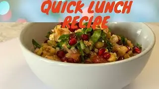 Chickpea Salad | Quick Lunch Salad | High Protein High Fiber Salad | Mediterranean Salad Twist