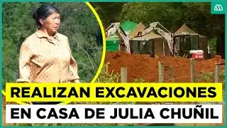 Realizan excavaciones en casa de Julia Chuñil: encontraron radier desconocido