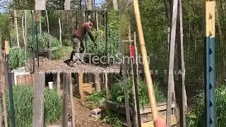 Spring chores/maintenance hugle pots and cover crops.