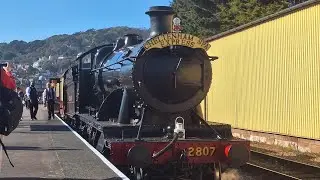 2807 Storms Through The West Somerset Railway (with the DMU)