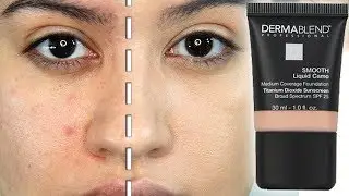 Dermablend Smooth Liquid Camo Foundation Wear Test (30N Camel) 12 Days of Foundation Day 9