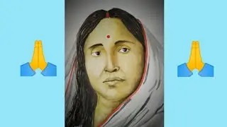 Maa Sarada || Maa Sarada painting with water colour || Soudip Art