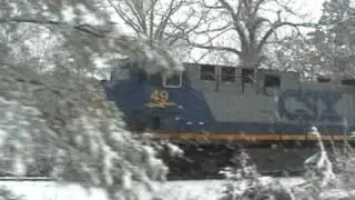 Loachapoka Train in Snow