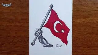 29 EKİM İLE İLGİLİ RESİM &Ccedil;İZİMİ - T&Uuml;RK BAYRAĞI &Ccedil;İZİMİ - CUMHURİYET