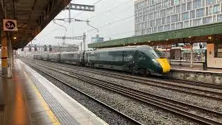 GWR 802 110 11:22AM SERVICE FROM SWANSEA TO LONDON PADDINGTON ARRIVING @ CARDIFF CENTRAL PLATFORM 2.