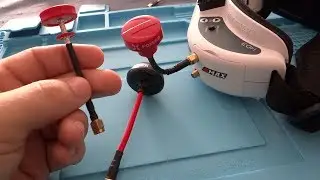 Foxeer Pagoda Pro 5.8GHz 2dBi RHCP FPV Antenna 86mm SMA/RP-SMA Black/Red/Orange