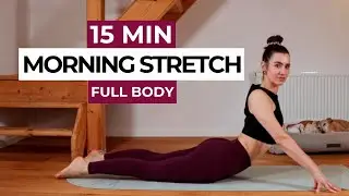 15 MIN MORNING MOBILITY FLOW | Stretching for Stress Relief & Energy (no talking)