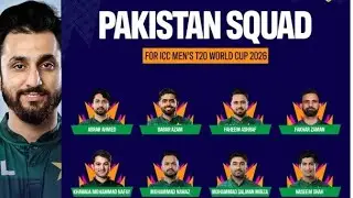 Big - Breaking news, Pakistan ne announce ki World Cup ki team