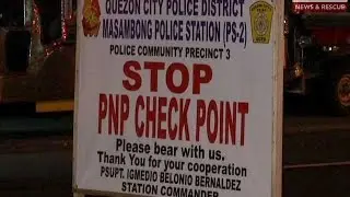 PNP reinstalls checkpoint in Metro Manila