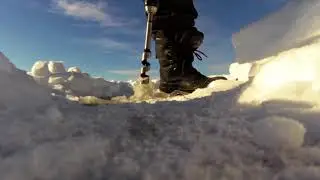 Washademoak ice thickness - January 1, 2018