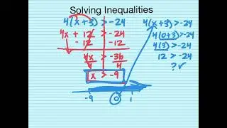 Solving Inequalities