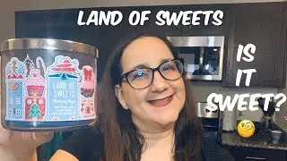 BATH & BODY WORKS LAND OF SWEETS BLUEBERRY SUGAR CANDLE REVIEW