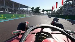 F1 22 Ultra imersivo GP Miami Charles Leclerc C&acirc;mera Onboard @flaf1gamer25 