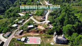 Rio Metates Copala, Oaxaca 2025. V&iacute;deo a&eacute;reo 