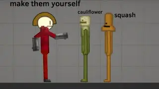 How to make your own fruit or vegetable in melon playground 