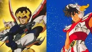 Shurato vs. Seiya de P&eacute;gaso - Saint Seiya / Os Cavaleiros do Zod&iacute;aco | Tenkū Senki Shurato