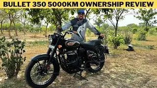 Bullet 350 5000Km Ownership Review | Pros and Cons of owning Bullet 350 |