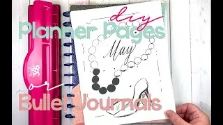 How to Print and Use Planner Inserts in your Happy Planner (with Bullet Journal Elements)