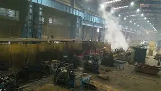Bar Rolling - Continuous automatic Rolling with inline thermomechanical treatment- #metal #rolling