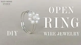 Open Flower Ring/Simple Ring/Easy Ring/DIY Ring/Wire Wrap Ring Tutorial/DIY Jewelry/How to make