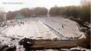 Видео. Как строился каток 