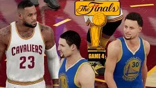 NBA 2K16 (PS4) 2016 NBA Finals Game 4 - Warriors vs Cavs Simulation