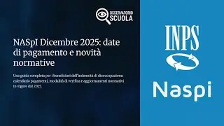 NASpI Dicembre 2025: pagamenti, obblighi e novità della riforma