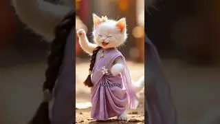 Cat Dance😺kittens funny dance 😸Cat cartoon 😻#cat #cartoon #funny #funnycat #youtubeshorts #catvideos