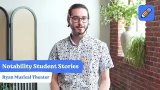Ryan studies musical theater | Notability Student Stories