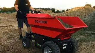 SCHORR Minidumper RR500DEHRA Mulde Dumper Elektrodumper 500kg